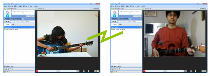 Skypeレッスンイメージ